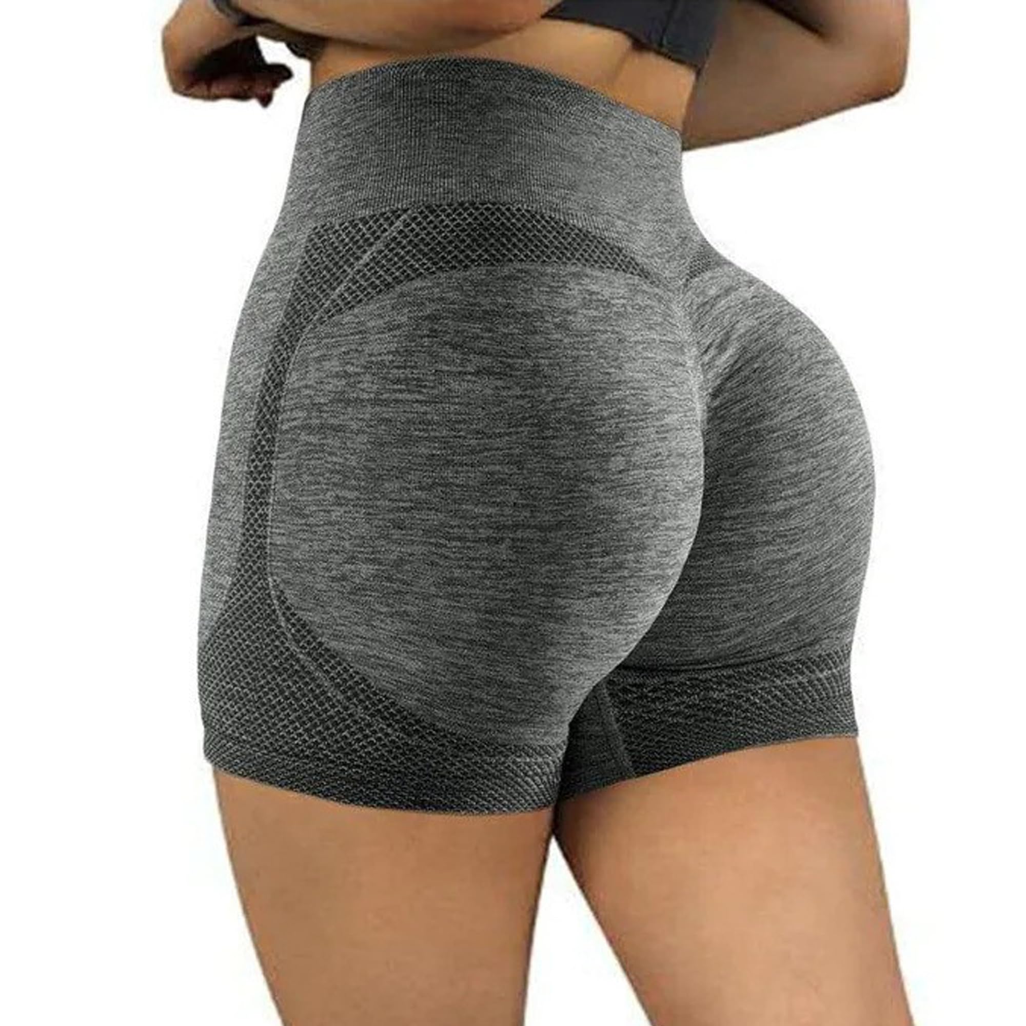 Shoppy Villa Women's Yoga Shorts Spandex|Shapewear Shorts for Women |High Waisted Booty Scrunch Shorts| Workout Shorts for Women