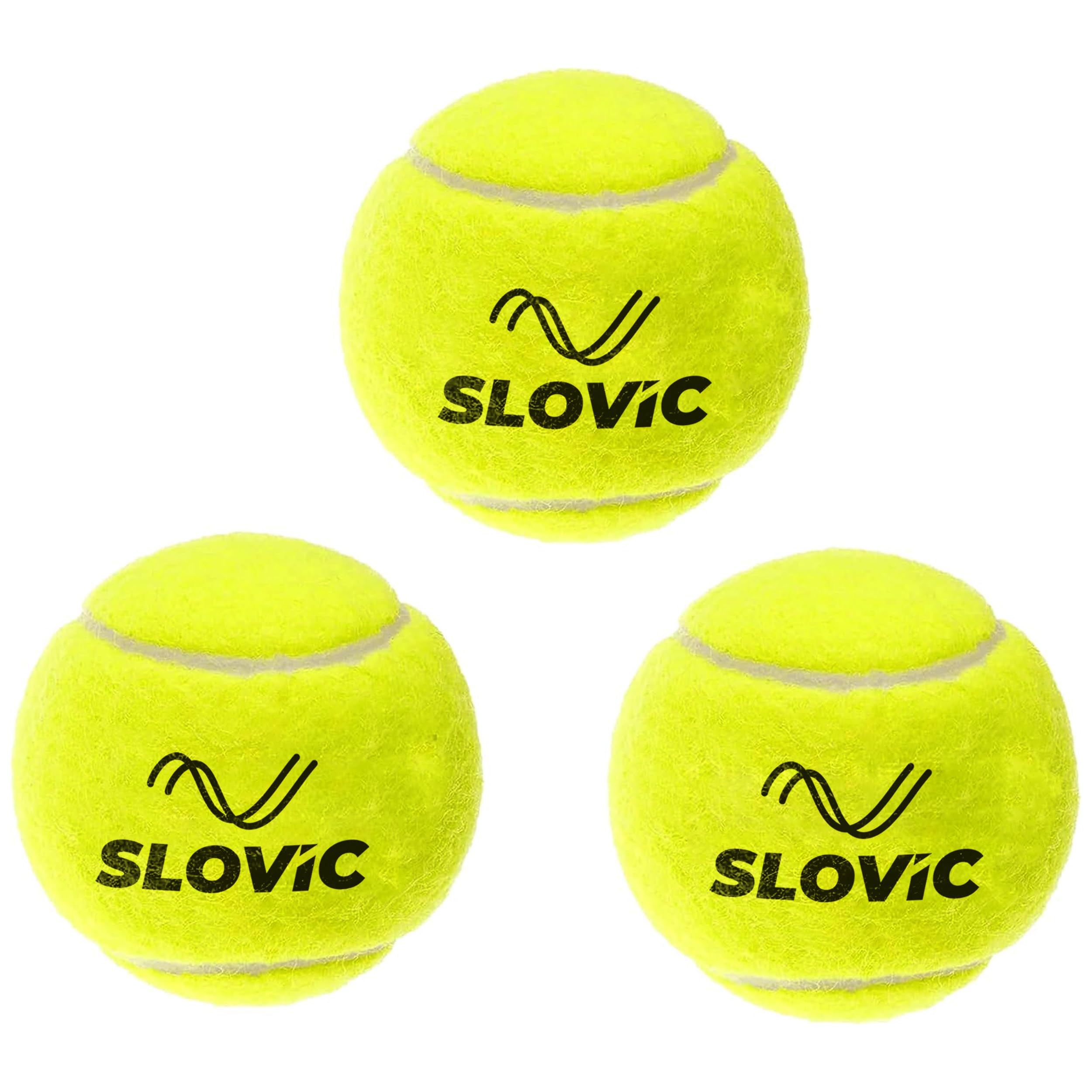 SLOVIC Cricket Balls for Home [Pack of 3] | Practice Tennis Ball Cricket | Lightweight & High-Bounce Rubber Cricket Balls | Ideal for Street Matches, Indoor & Outdoor Cricket Match-image-15