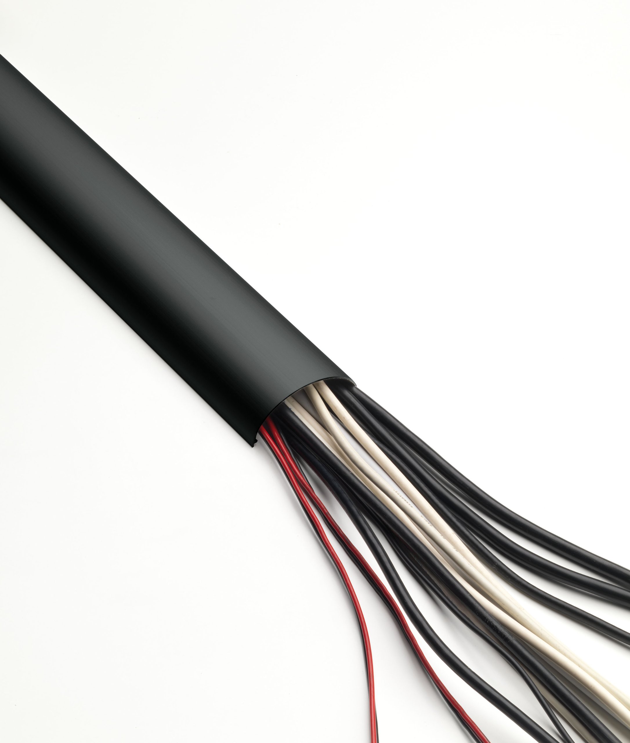 Meliconi SlimStyle Wire Cover Double, Gaine de Fils, Noir