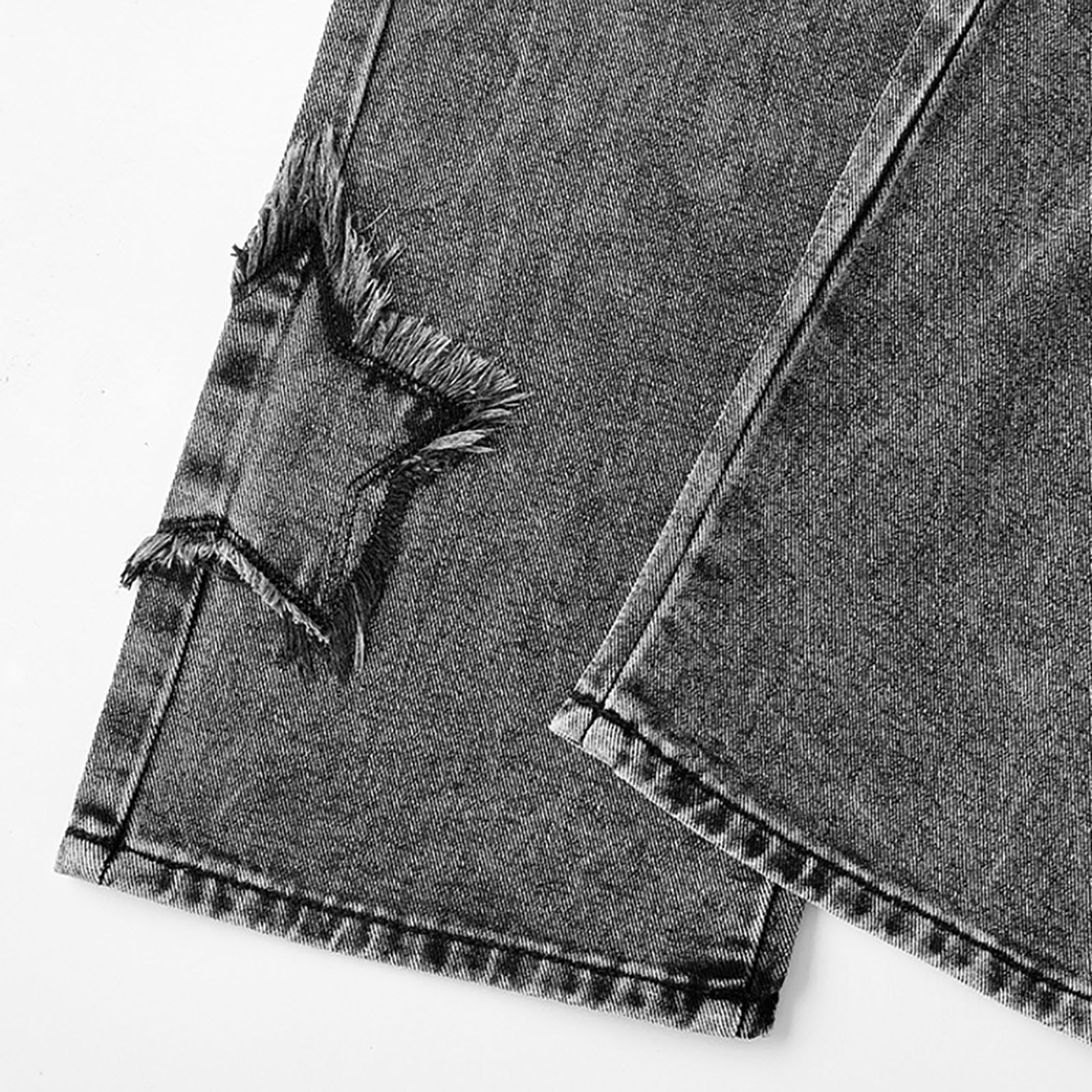 Genérico Pantalones Niño - Pantalones Vaqueros De Pierna Ancha con Parche De Estrella para Niños Y Niñas De 8 A 12 Años