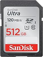 Vista 1 de SanDisk Tarjeta de memoria Ultra SDXC UHS-I de 512 GB - 120 MB/s, C10, U1, Full HD, tarjeta SD - SDSDUN4-512G-GN6IN [Versión anterior]