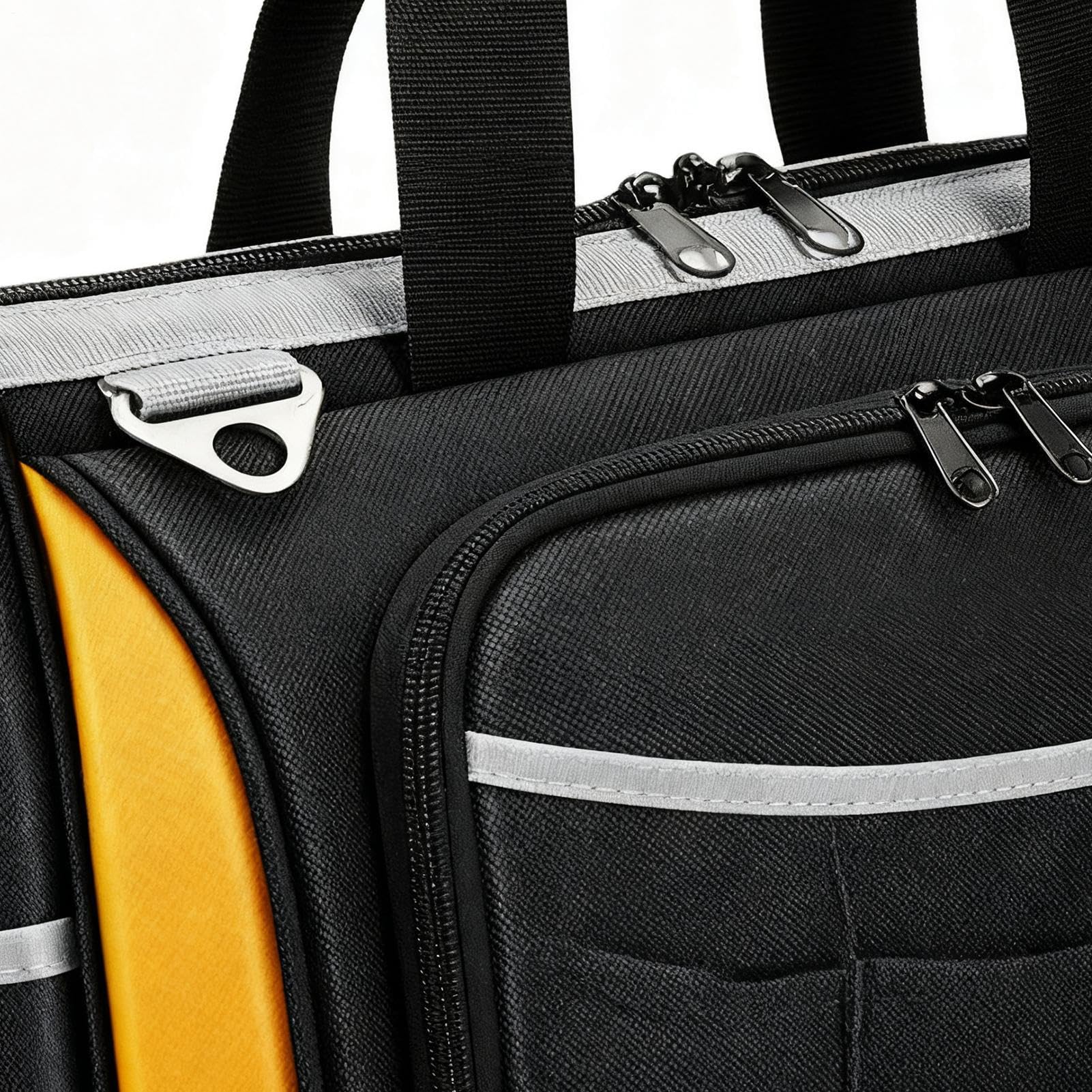 Sac à outils large ouverture en tissu Oxford