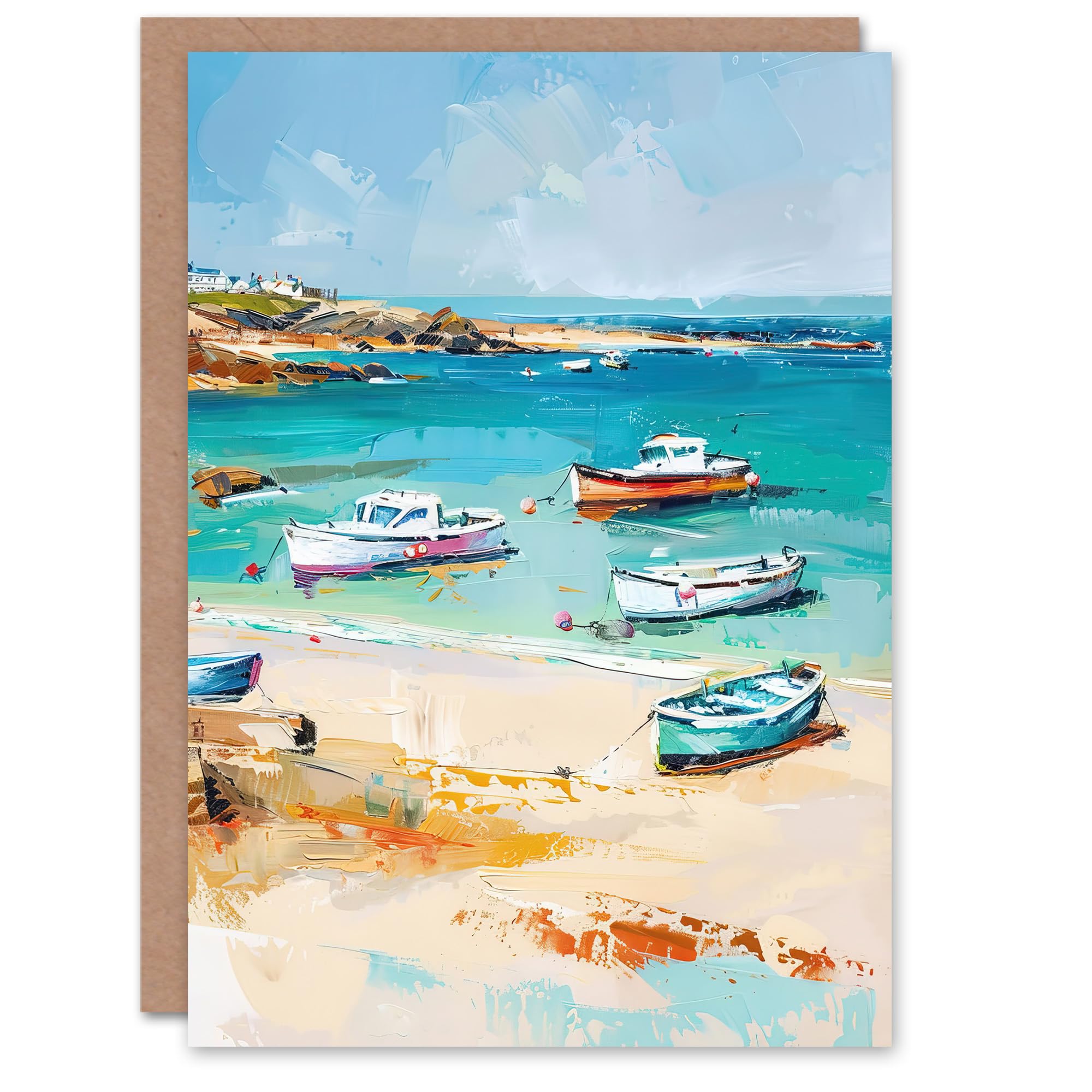 Artery8 Greeting Card - Birthday Card - Coastal Landscape