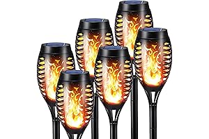 Toodour Solar Flame Torch Lights - Illuminate Your Night with Flickering Flames