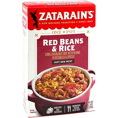 Zatarains Frijoles rojos y arroz 8 onzas
