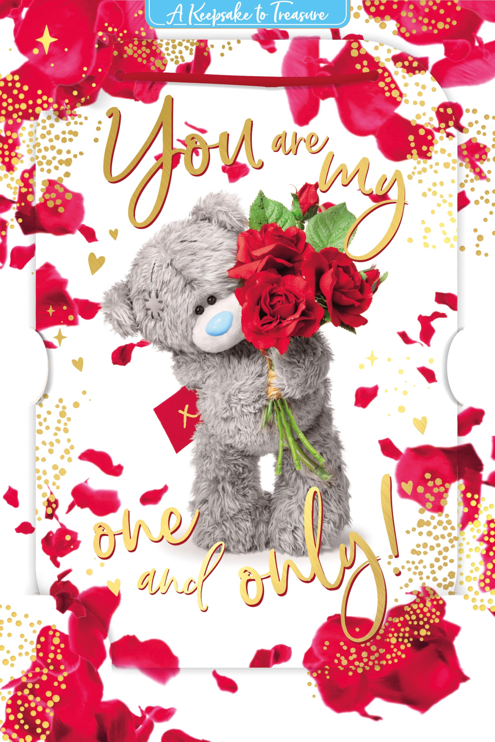 3D Holographic Keepsake One & Only Me to You Valentine's Day Card