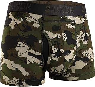 Swing Shift 3" Mens Trunks Underwear, Pouch Underwear with Patented Joey Pouch, Modal Underwear Men, Moisture Wicking