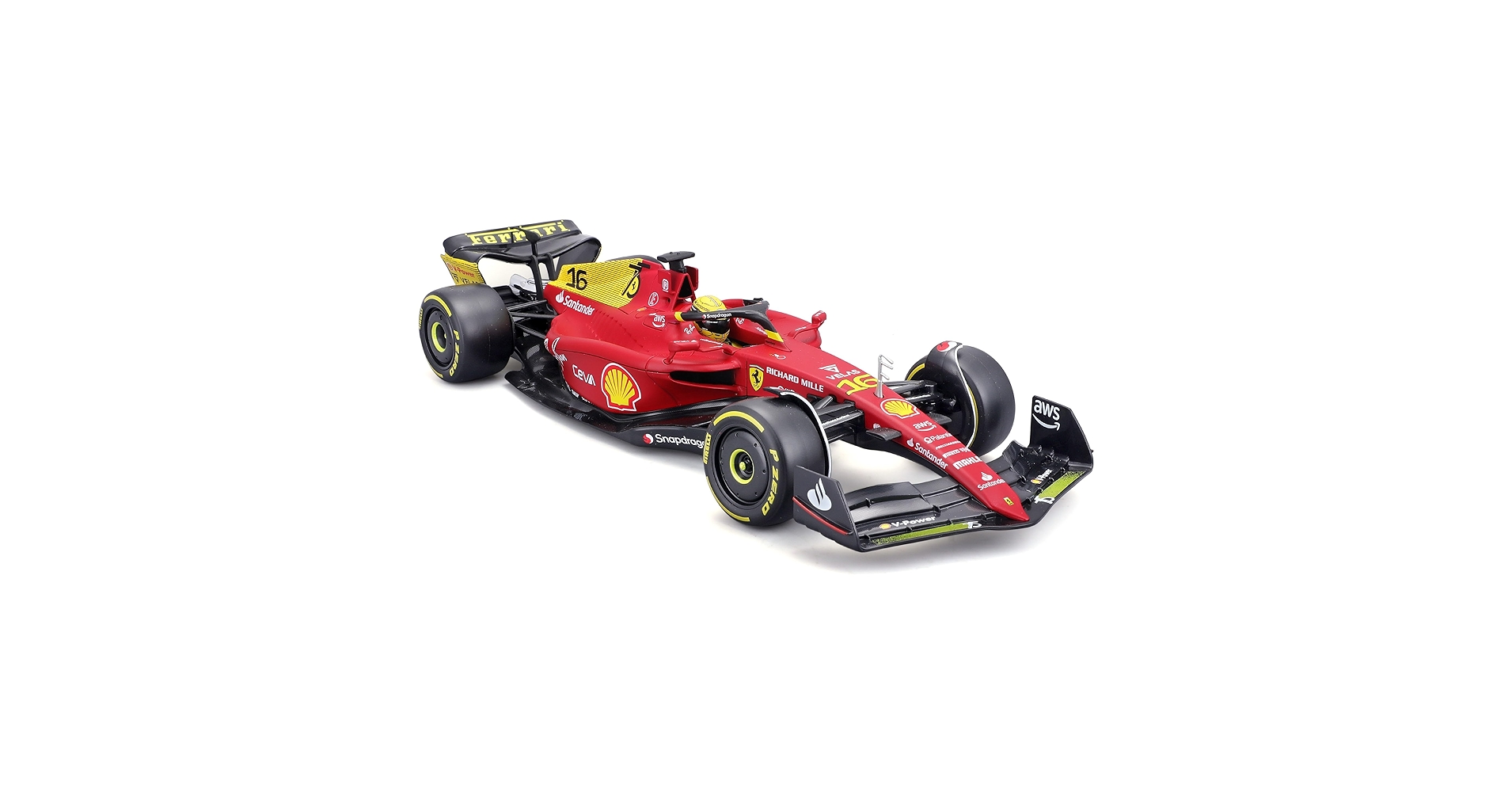 未使用 ブラゴ burago F1-75 1/18 FORMULA RACING BBURAGO 1/18 - FERRARI F1-75 - Italy Monza GP 2022 (C. Sainz