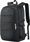 Travel Laptop Backpack, 17.3 inch Anti Theft Business Laptop Backpack with USB Charging Port and Headphone Interface, Computer Backpack for College School Student Work Men & Women