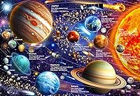 JOYZEXY 100 Piece Solar System Puzzle for Kids Ages 6-10 | Educational Space Jigsaw with Poster, Science Toy for Boys Girls