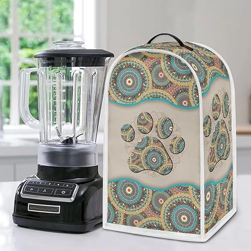 Miniatura 5 de DISNIMO Funda para batidora de patas de perro estilo bohemio, cubierta de protección de huellas dactilares para batidora de pie o máquina de café,