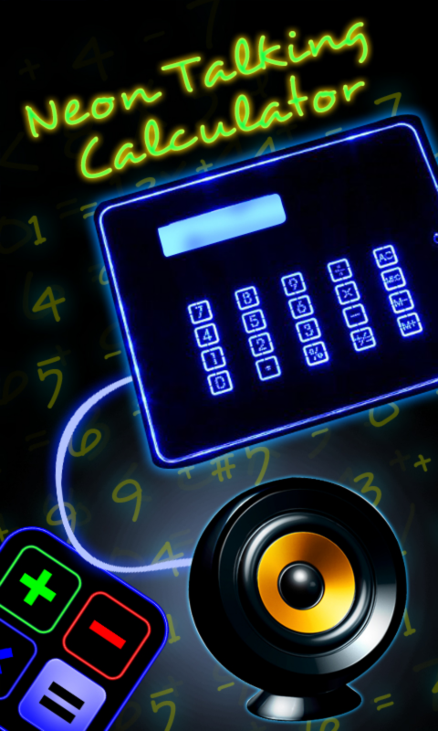 Neon Light Talking Calculator - App on Amazon Appstore