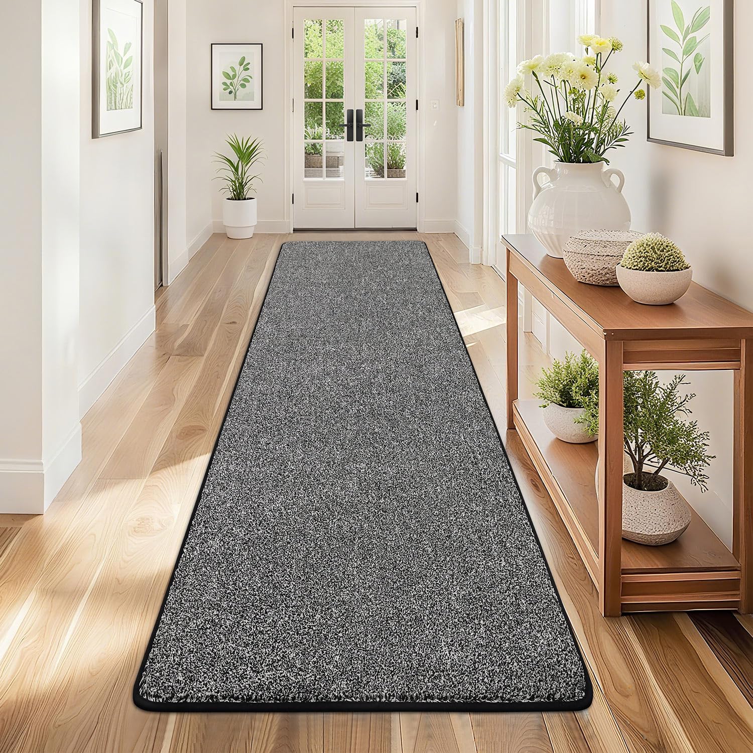 SHACOS Teppich Läufer Flur Küchenteppich Waschbar Korridor läufer Flur Küche,Schlafzimmer, Balkon
