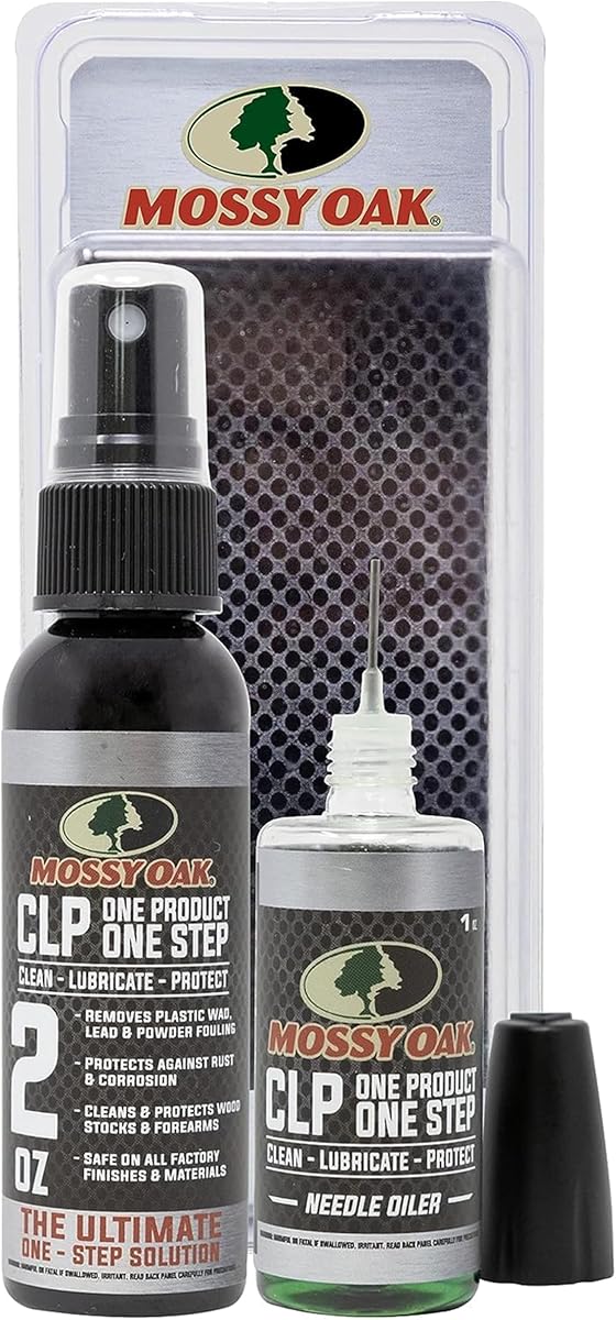 CLENZOIL MOSSY OAK CLP Gun Cleaning Oil | All-in-One Cleaner, Lubricant & Protectant | One-Step Gun Oil
