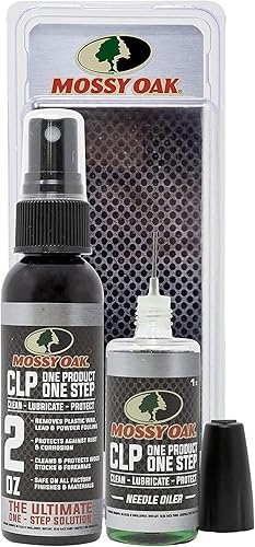Mossy Oak CLP Gun Cleaning Oil | All-in-One Cleaner, Lubricant & Protectant | One-Step Gun Oil CLENZOIL