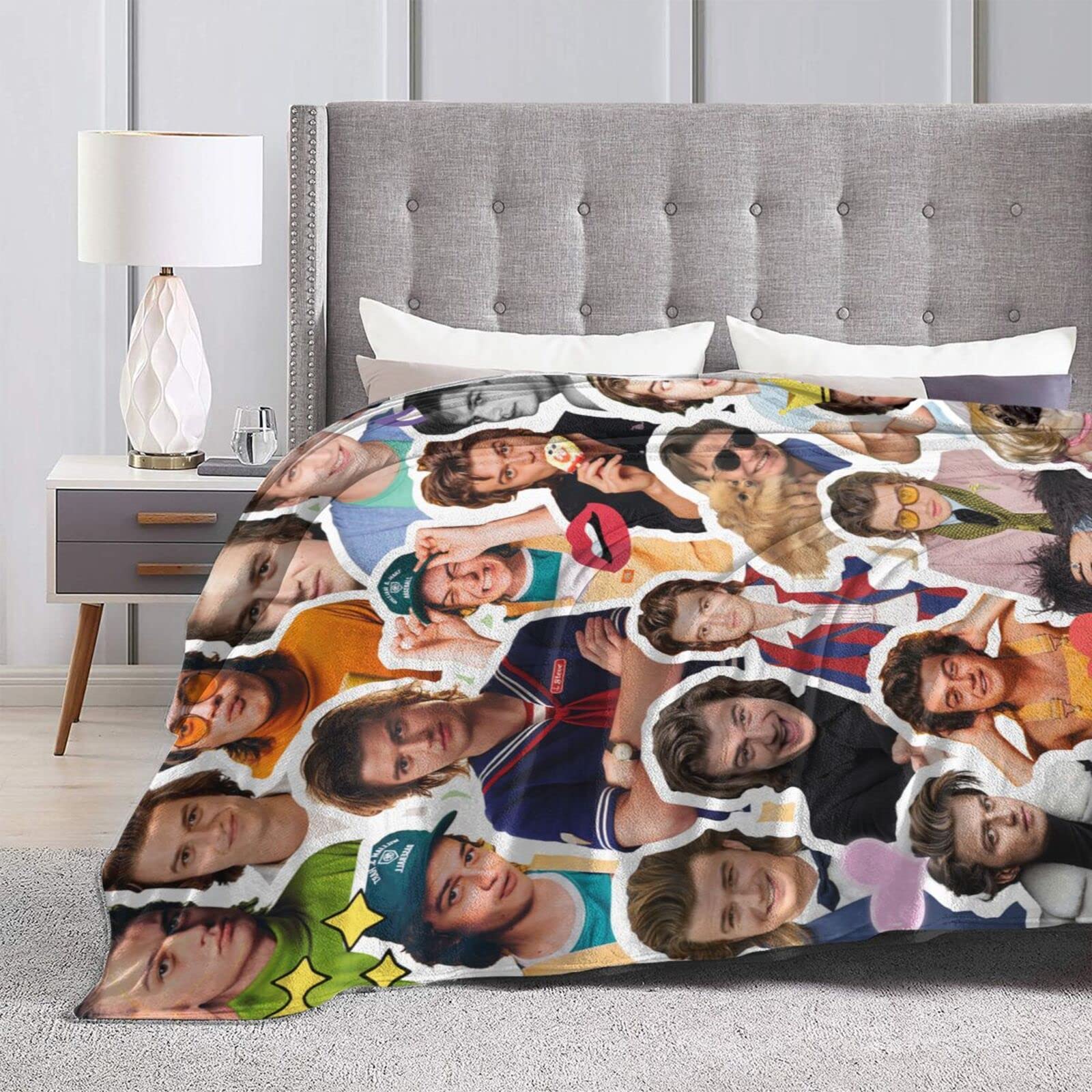 Amazon.com: Throw Blankets Joe Keery Steve Harrington Blanket Bedding  Blankets Sofa Blankets Flannel Blankets Air Conditioning Blanket Fans Gifts  50X40 : Home u0026 Kitchen