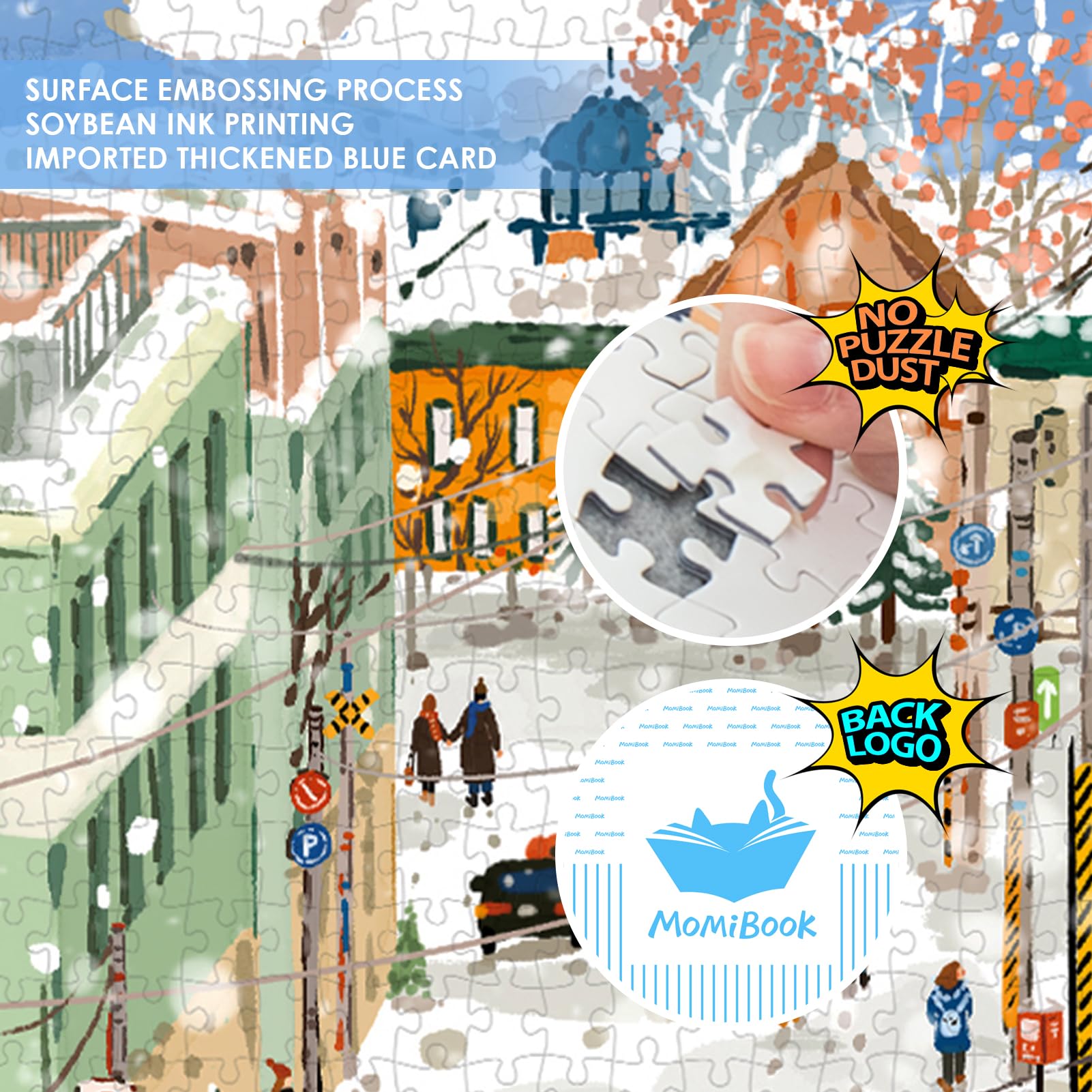 Amazon.com: MOMIBOOK Puzzles for Adults 2000 Piece Jigsaw
