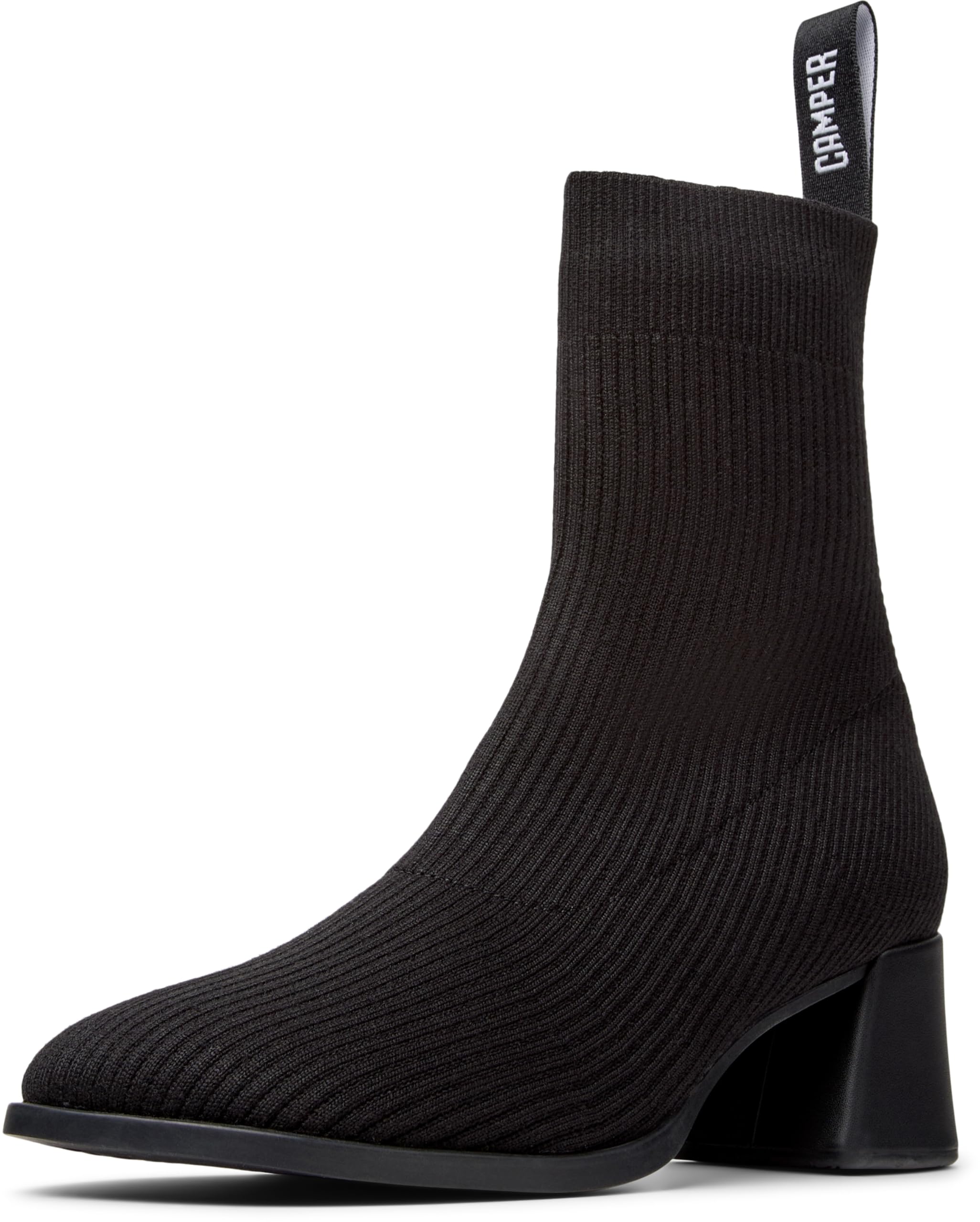 Camper Women's Kora K400800 Medium Boot, Black 001, 41 EU, Black 001, 8.5 UK