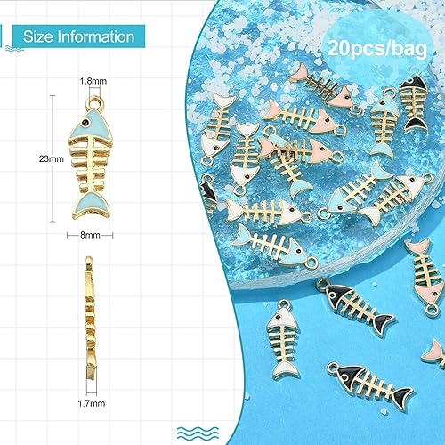 Miniatura 9 de LiQunSweet 25 piezas de 5 colores de esmalte de flores encantos tulipanes para bricolaje aretes, pulsera, llavero, collar, fabricación de joyas