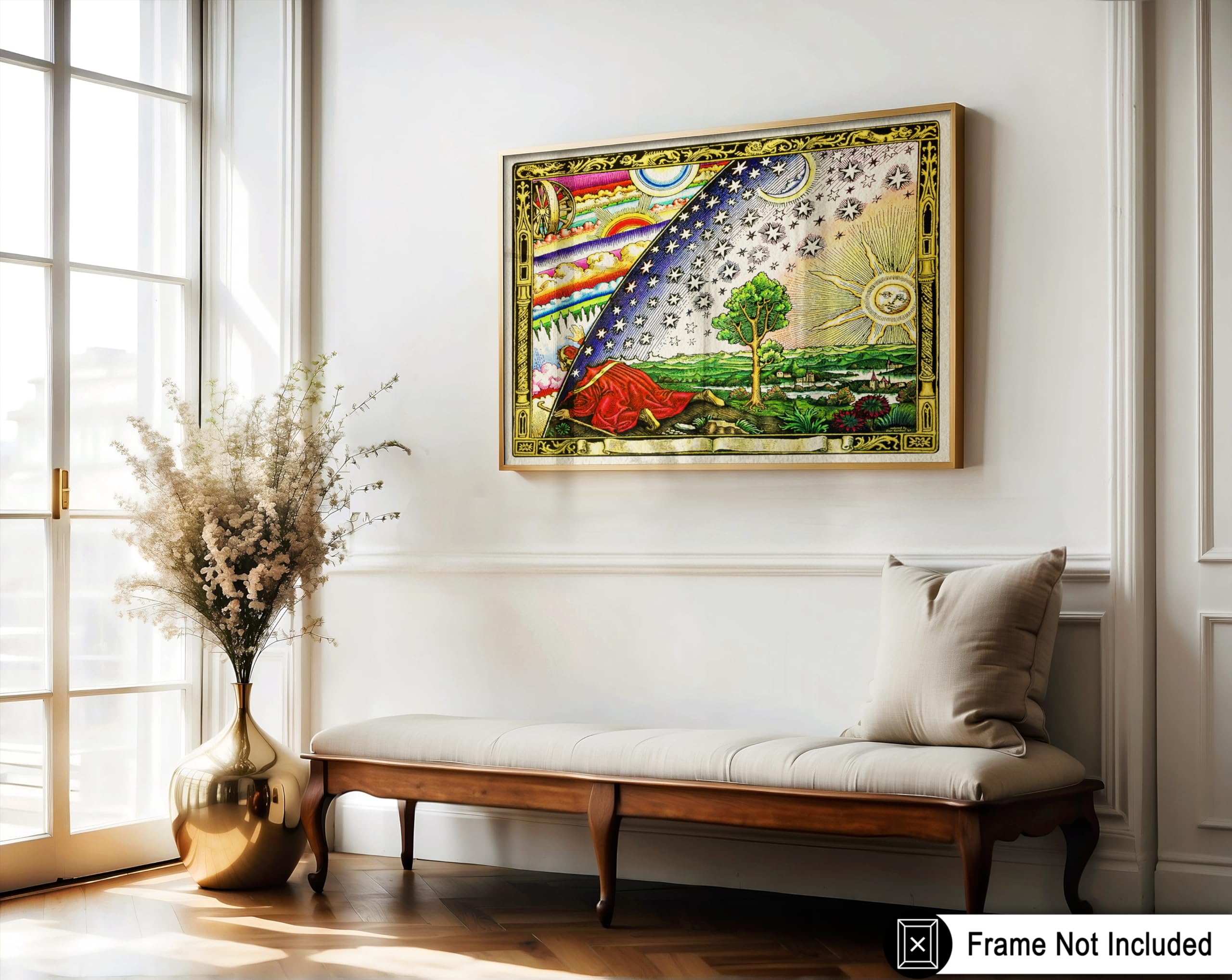 Amazon.com: Poster Master Vintage Flammarion Engraving Poster
