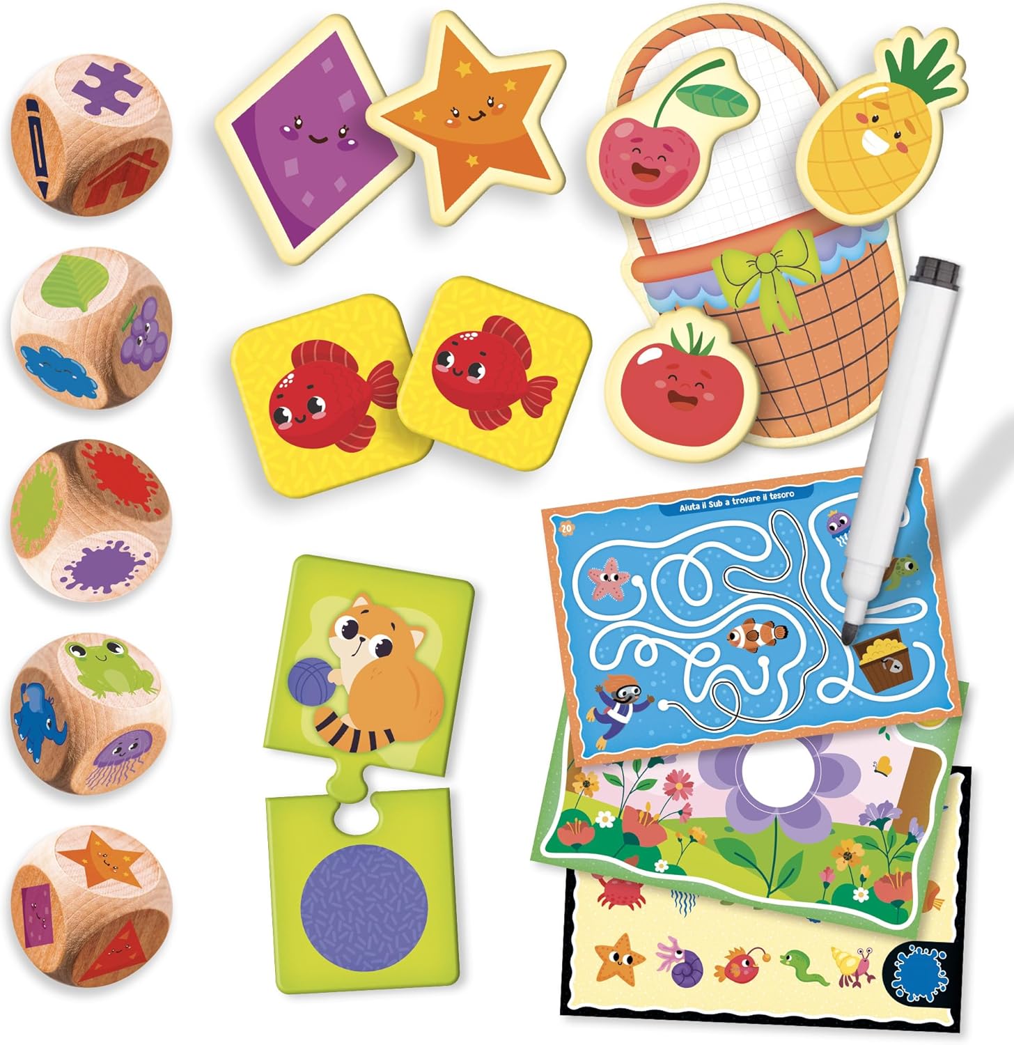 Lisciani Giochi Games 114191 Learning Cube Logic and Memory