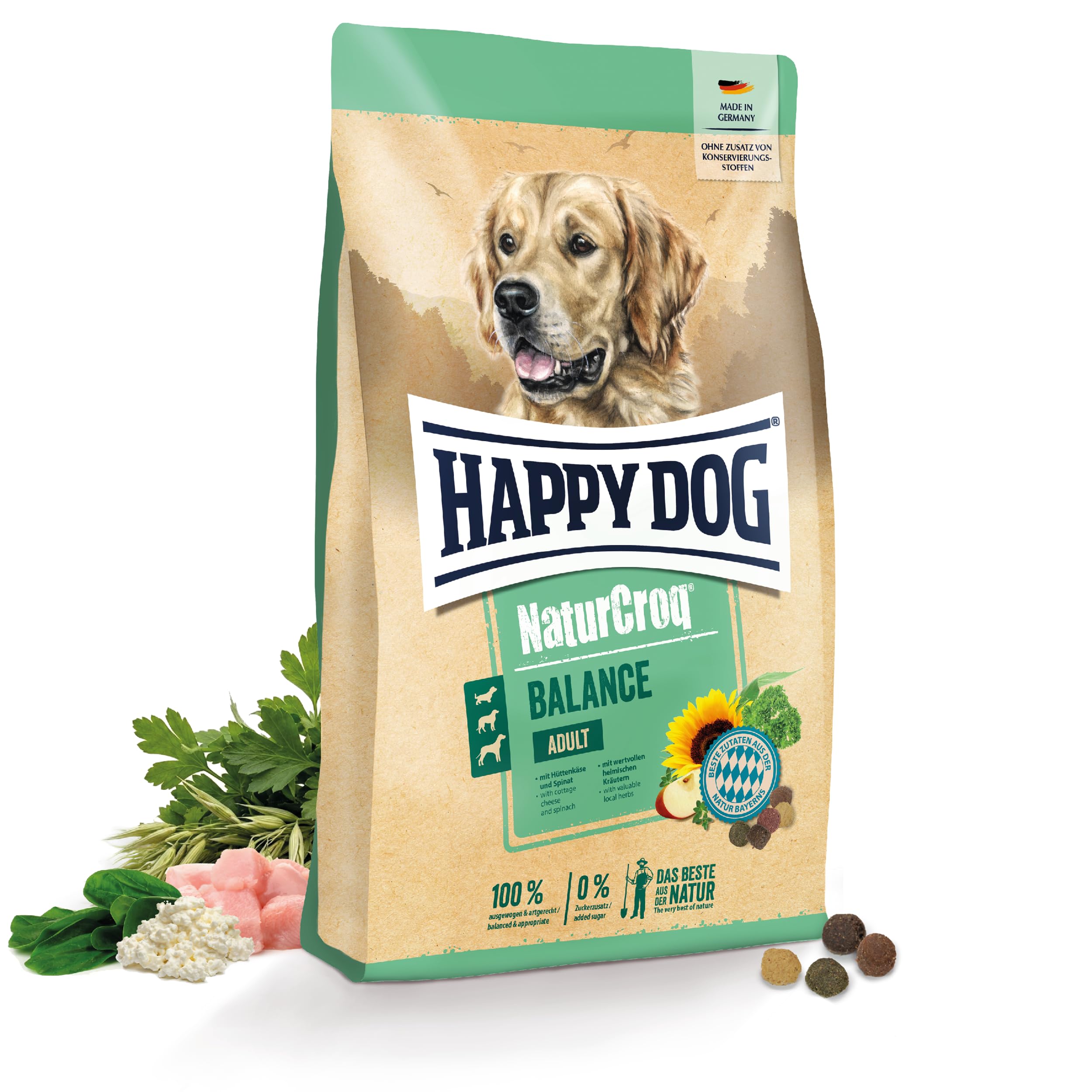 Happy Dog NaturCroq Balance Trockenfutter, 15 kg für Sensible Hunde