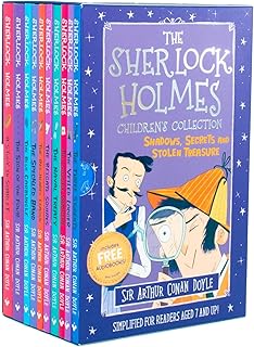 The Sherlock Holmes Children's Collection: Shadows, Secrets and Stolen Treasure 10 Book Box Set