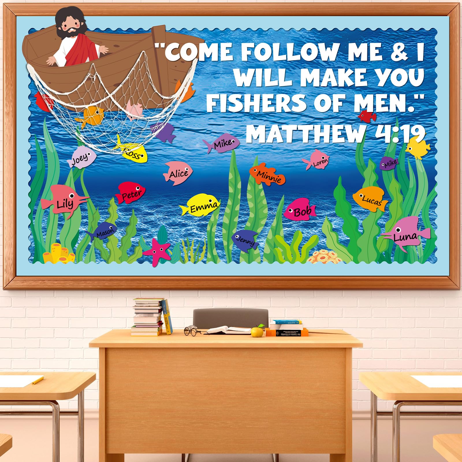 Fall Religious Bulletin Board Hopping Into Spring Frog Bulletin Board ...