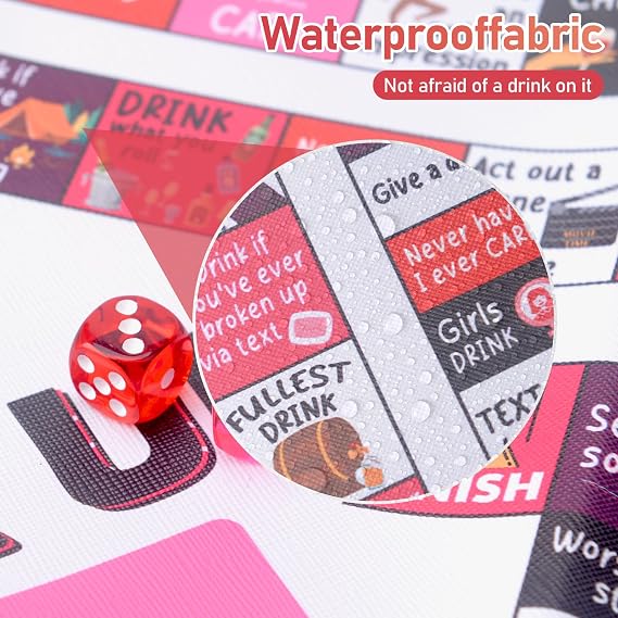 Drinking Game for Adults,Adult Monopoly Board Game,Truth Or Dare Game Adult for 2-8 Players,Icebreaker Party Game for Girls Night Bachelorette,Groups,Friends & House Parties