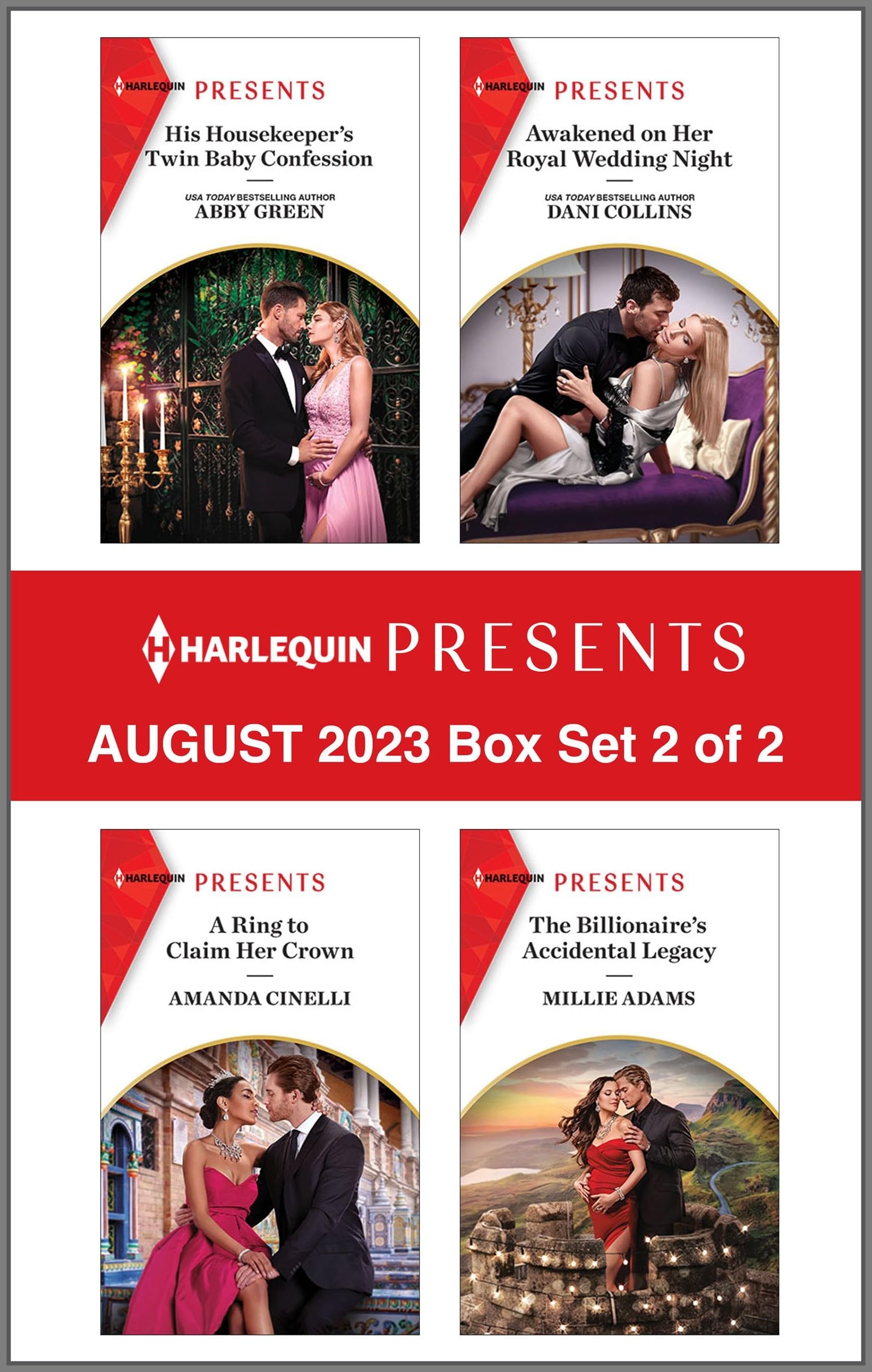 Harlequin Presents August 2023 - Box Set 2 of 2: A Spicy Billionaire Boss Romance