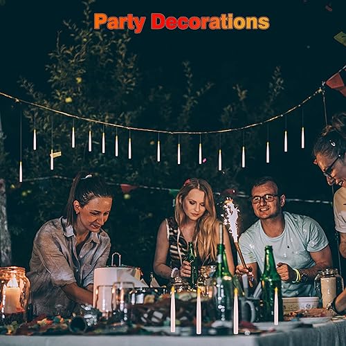 Miniatura 3 de 20 velas flotantes con varita, decoraciones de Navidad, velas colgantes mágicas, velas de ventana a pilas con control remoto de varita, velas LED de