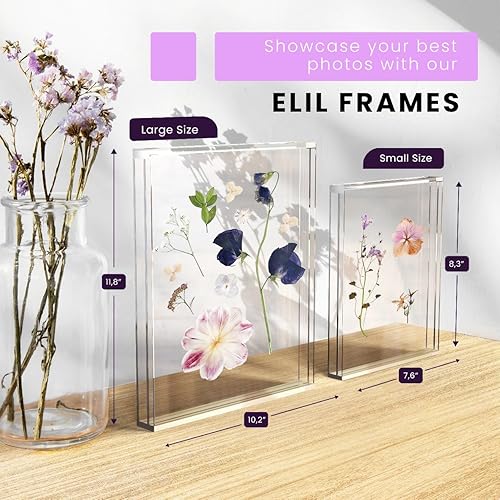 Miniatura 3 de Elil Polaroid & Fujifilm - Marco de fotos flotante de acrílico transparente de 11.8 x 10.2 pulgadas con capacidad para fotos de 8 x 10 pulgadas o 12
