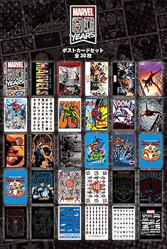 MARVELポストカード35種類＋MARVELバッチ ポストカードセット / アベンジャーズ3 インフィニティ・ウォー