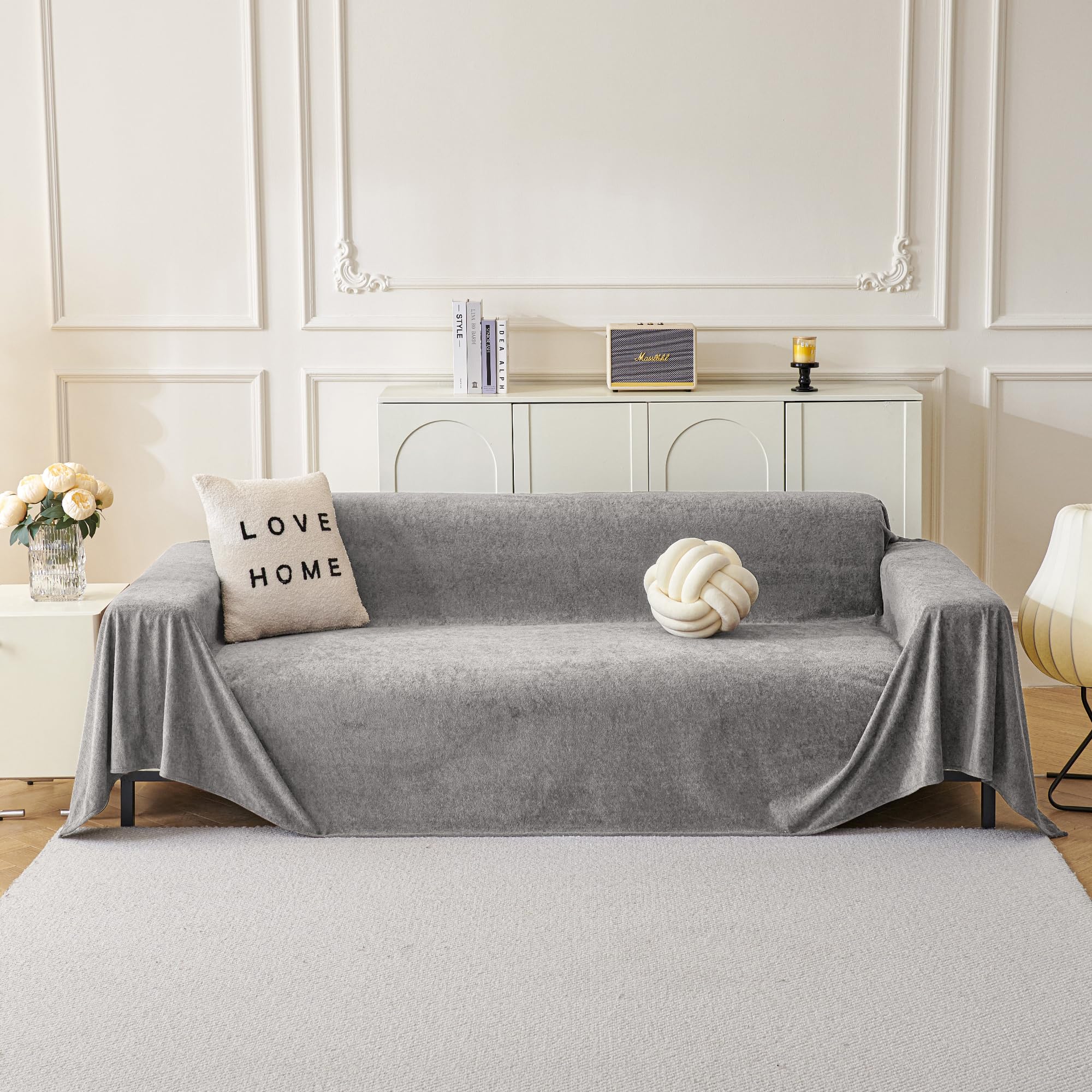 MYSKY HOME Kratzschutz für Sofa, Sofa Überzug, Sofaschutz Katze, Schonbezüge Couch, Sofa Cover