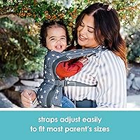 Vista 6 de JJ Cole Luma Portabebés Plegable – Portabebés de 4 Posiciones - Bolsa de Viaje Compacta