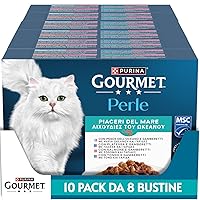 Purina Gourmet Perle Piaceri del Mare Umido Gatti con Salmone