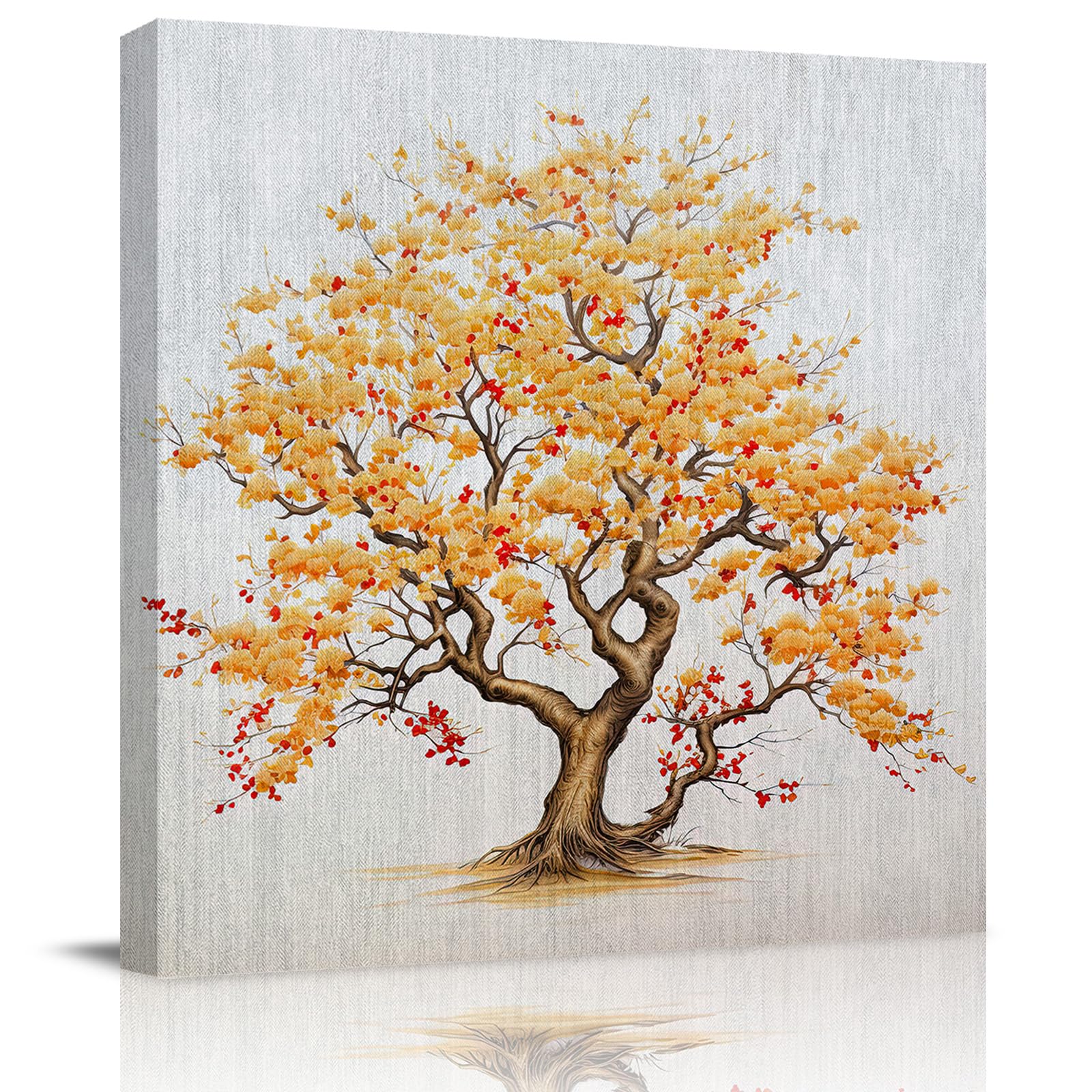 Amazon.com: Canvas Wall Art for Living Room Vintage Tree with