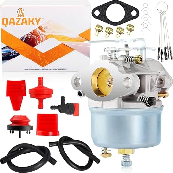 Adjustable Carburetor Compatible with Tecumseh 632107 632378 632536 640084 640105 640299 632107A 632378A 640084A 640084B 640299A 640299B 3.5HP 4HP 5HP HS50 LH195SP OHSK110 OHSK120 OHSK125 Carb