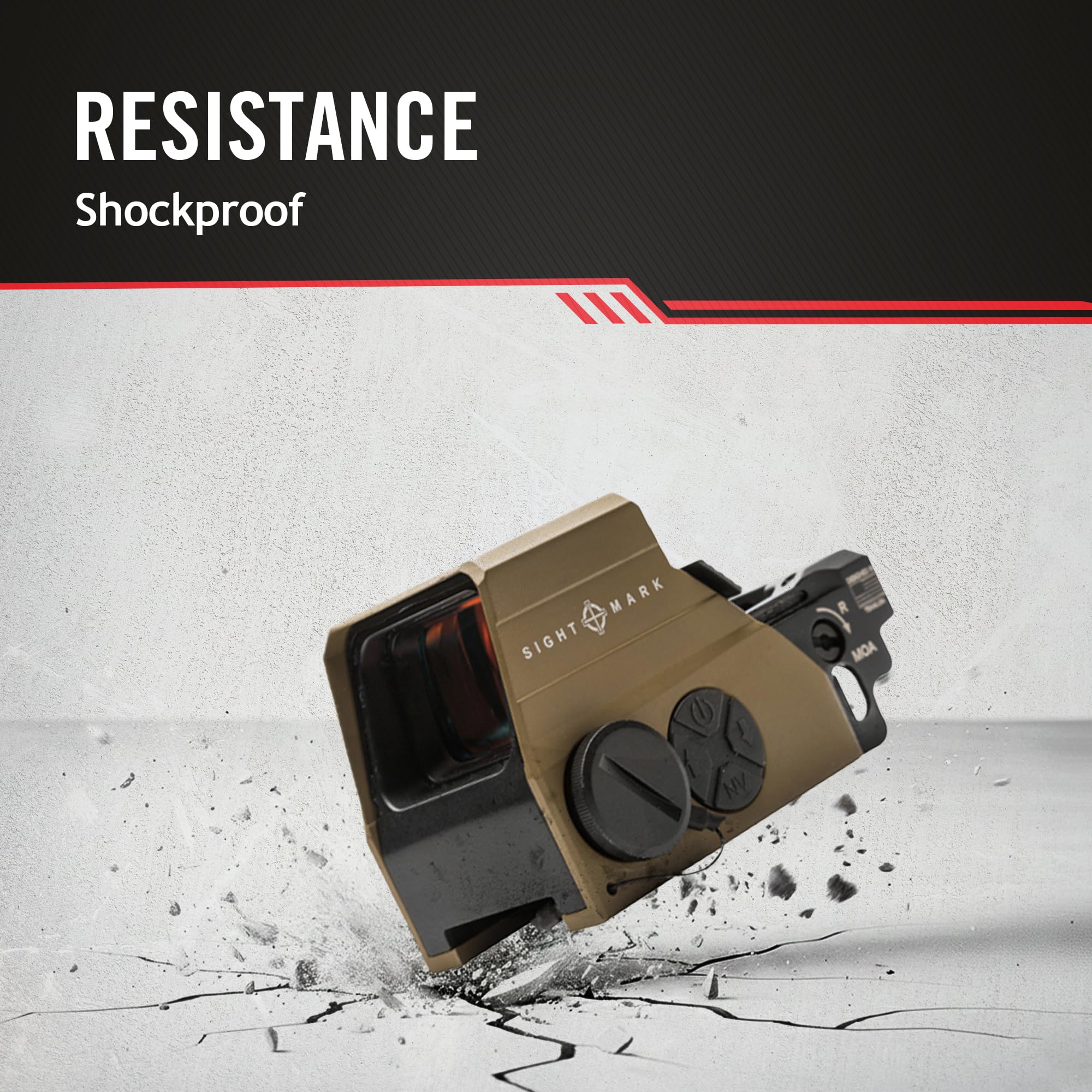 Sightmark Ultra Shot M-Spec FMS Reflex Sight,Dark Earth, Sights