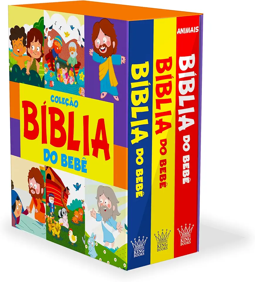Biblioteca Bíblia do Bebê Vol. 1 - Box com 3 Livrinhos