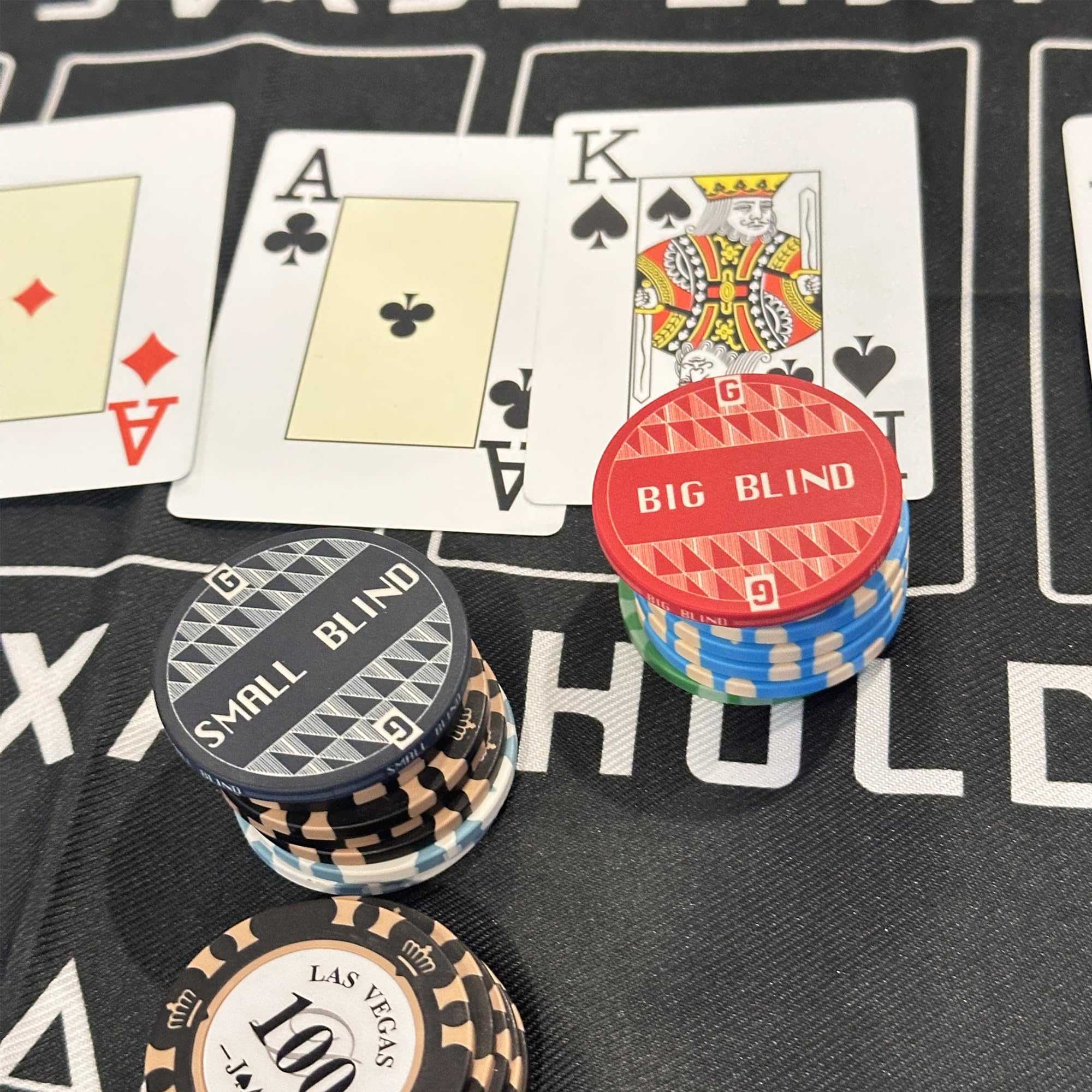 Ceramiczny Poker Button Format etui Poker Button Poker Card Guard Big blind small blind chip akcesoria do pokera dla profesjonalnych graczy dla profesjonalnych Texas Hold'em (czerwony)