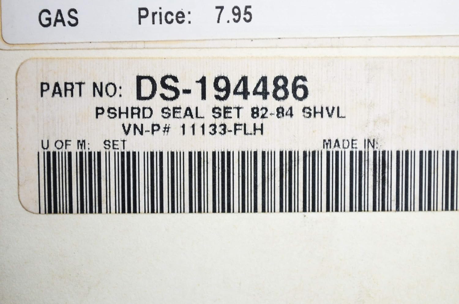 James Gaskets Pushrod Tube Quad Seal Set