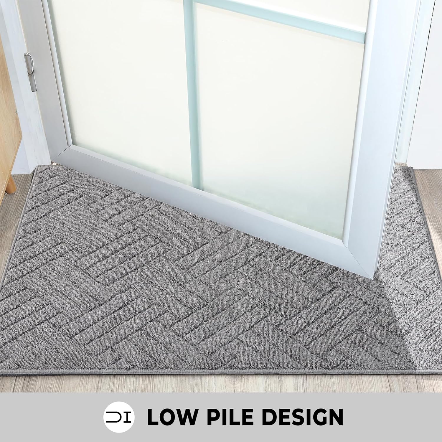 review Door Mat Indoor Doormat, Non-Slip Resist Dirt Entryway Rug Entrance Mat, Dog Door Mat, Super Absorbent Welcome mat for Muddy Wet Shoes and Paws, 20