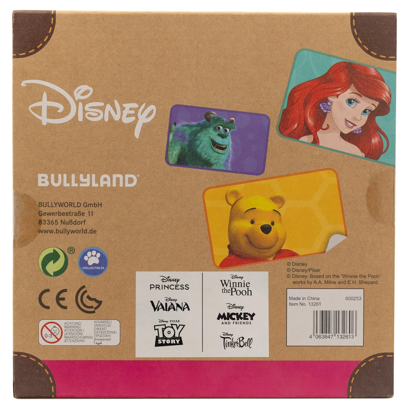Bullyland 13261 - Walt Disney Vaiana play figure set con Vaiana, semidios Maui, cerdo Pua & Heihei, fiel al detalle, ideal como figura de tarta y regalo para niños