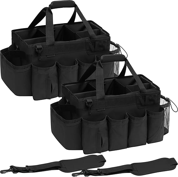 Tadacumir 2 Large Cleaning Supplies Bags for Housekeepers