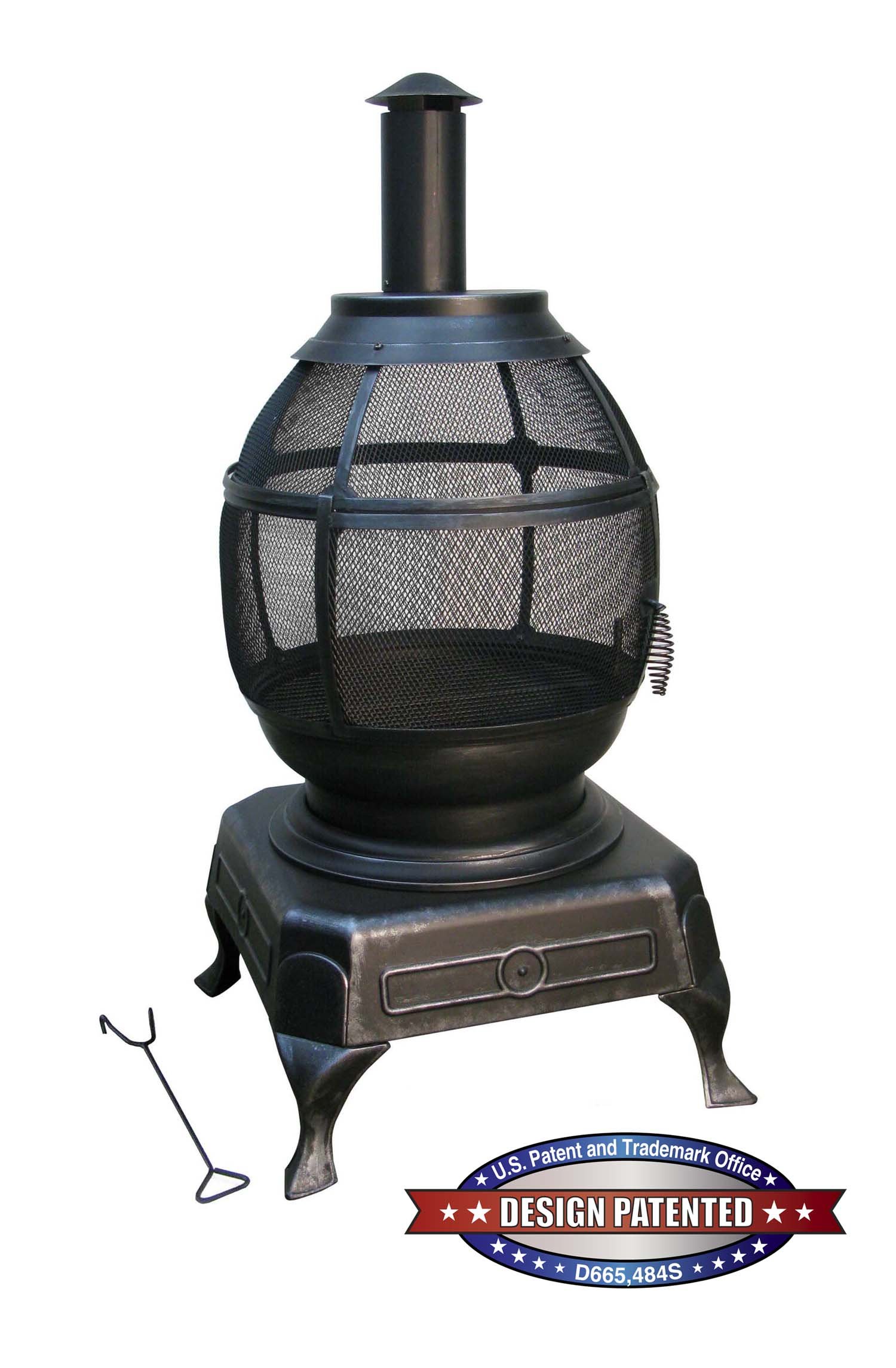 Deckmate Potbelly Outdoor Fireplace Model 30321 : Amazon.com.au: Garden