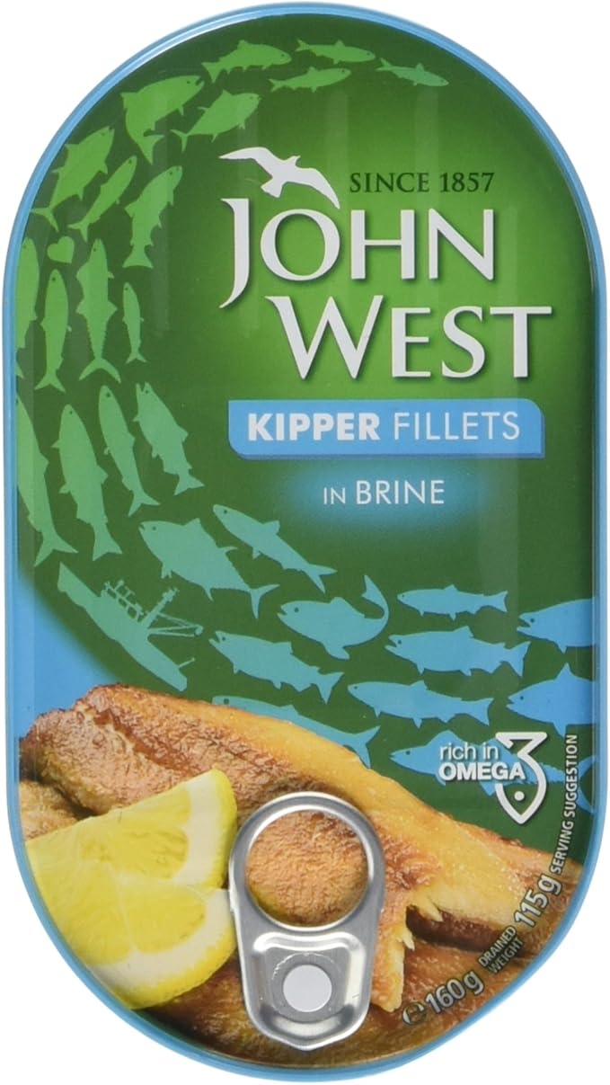 John West Kipper Fillets in Brine 160 g Amazon.co.uk Grocery
