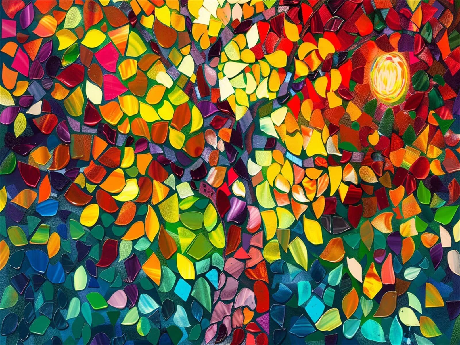 Regalo Creativo Natale Compleanno Kit Pittura Con Numeri Albero Della Vita  - Dipingi Per Adulti Principianti Con Colori Acrilici Kit Pittura Numeri, image size:1600x1200