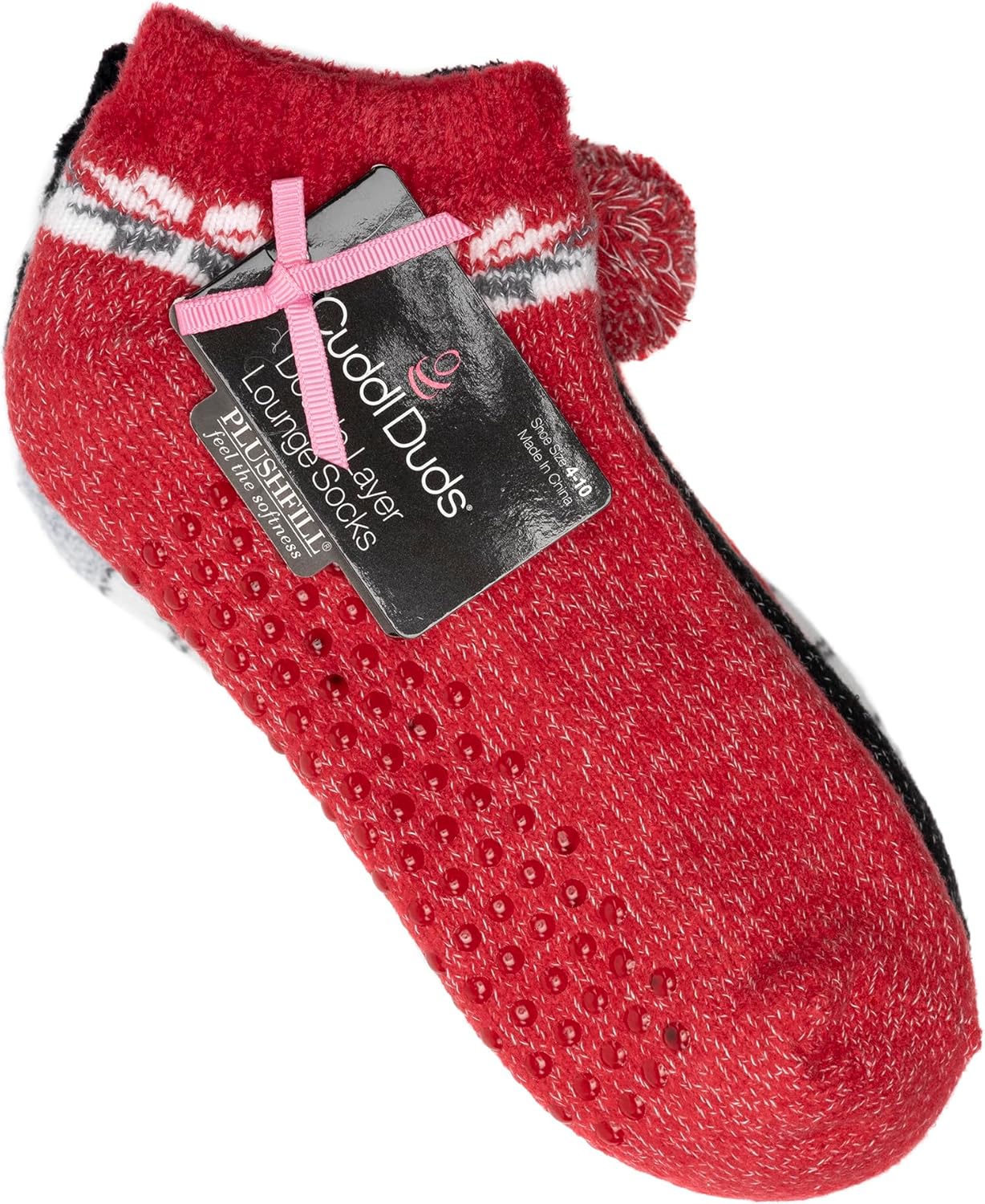 Cuddl Duds Women Warm Winter Cold Weather Ski Snowboard Super Soft Multi Pair Pack Lounge Socks - Image 4