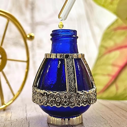 Miniatura 4 de Aceite de unción Spikenard en vial de vidrio de cobalto azul reutilizable 0.24fl.oz0.2 fl oz